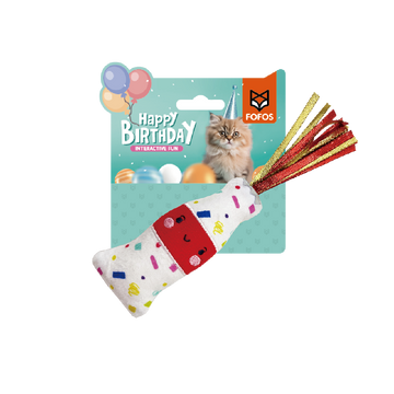 Fofos Birthday Drink Cat Toy